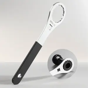 Bottom Bracket Tool for 50mm OD, 12-Notch - Made of Cr-V Steel with Ni-Cr Plating, 1/2" Drive. Compatible with BB386SL-12 and BB386SLK-12 Bearing Install/Removal