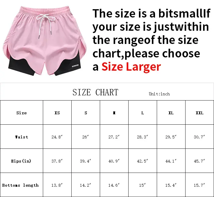 Pack of 5 women’s casual athletic shorts, solid color, faux two-piece design with built-in liner, elastic drawstring waistband, suitable for outdoor fitness, running, sports, and casual wear; women’s shorts Pack of 5 women’s casual athletic shorts, solid color, faux two-piece design with built-in liner, elastic drawstring waistband, suitable for outdoor fitness, running, sports, and casual wear; women’s shorts