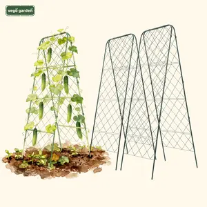 Vego Garden FlexGrow A-Frame Trellis for Climbing Plants - Ideal for Vertical Gardening & Cucumber Support