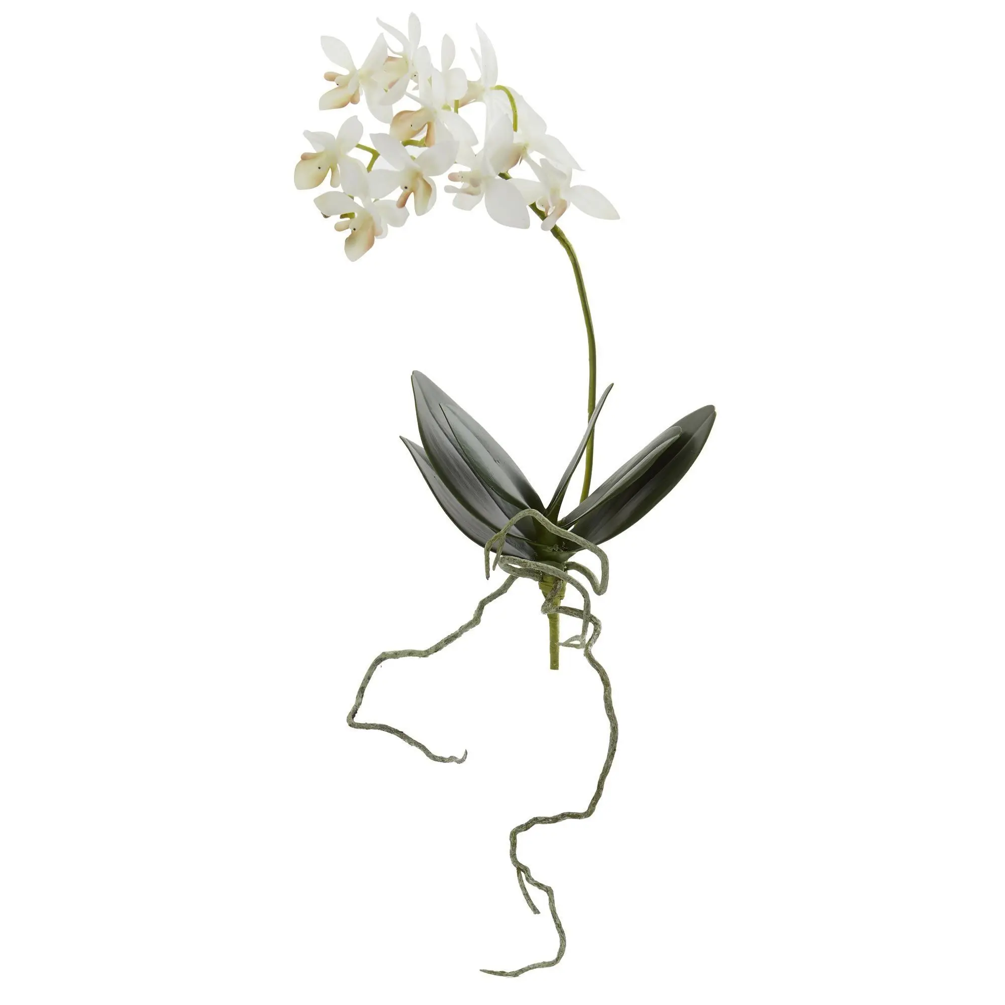 6-Pack 13-in Bundled Assortment Set Artificial Phalaenopsis Orchid Plants - Kitchen & Home Decor Floral Decor for Room, Glass Vase Display, Decorative