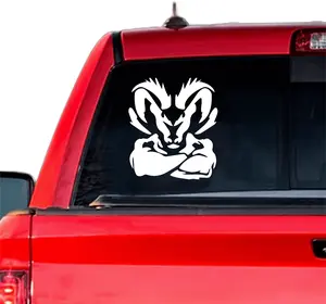 Muscle Dodge Ram Decal – Premium Vinyl Sticker for Truck Enthusiasts