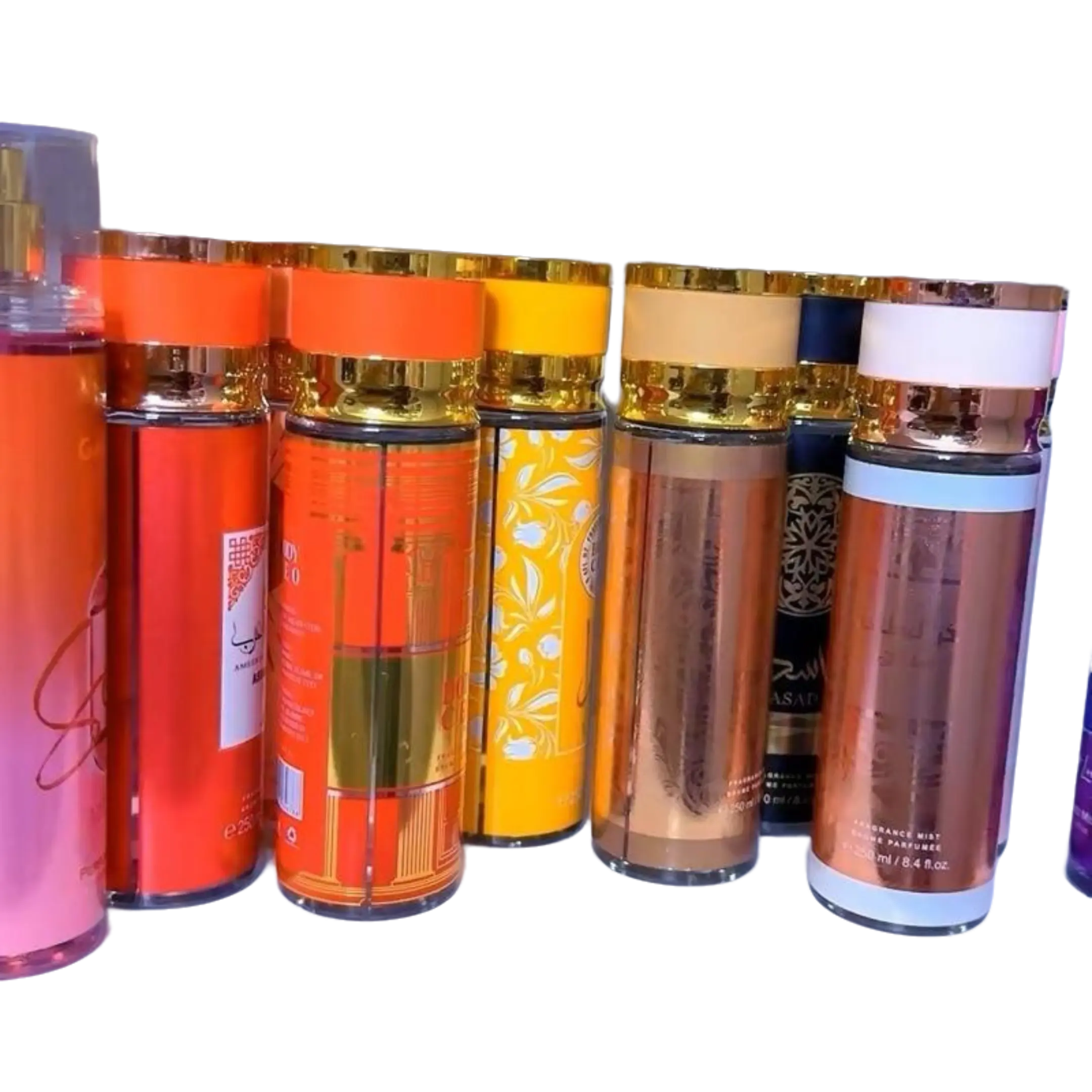 6pcs Body Mist Mix Scent 8 Fl Oz Hair & Body Fragrance Mist for Women Long Lasting Perfume Perfect for Dating Parties and Gift Giving Floral Amber
