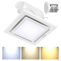 165CFM Exhaust Fan & 3 Color Light & 2.5 Sone