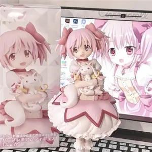 18CM Puella Magi Madoka Magica Aniem Figure Kaname Madoka Magic Girl PVC Anime Action Figures Model Anime Cartoon Model Toy Gift