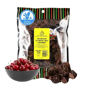 Asia Trans Seedless Li Hing Mui Cherry | Hawaiian Favorite | Naturally Sweet Dried Fruit Candy with Asian Plum Powder Flavor Chewy