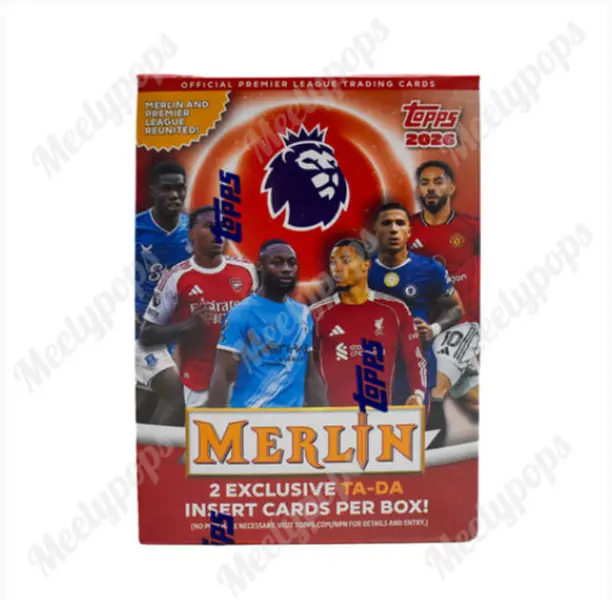 2026 Topps Merlin Premier League Soccer Blaster Box