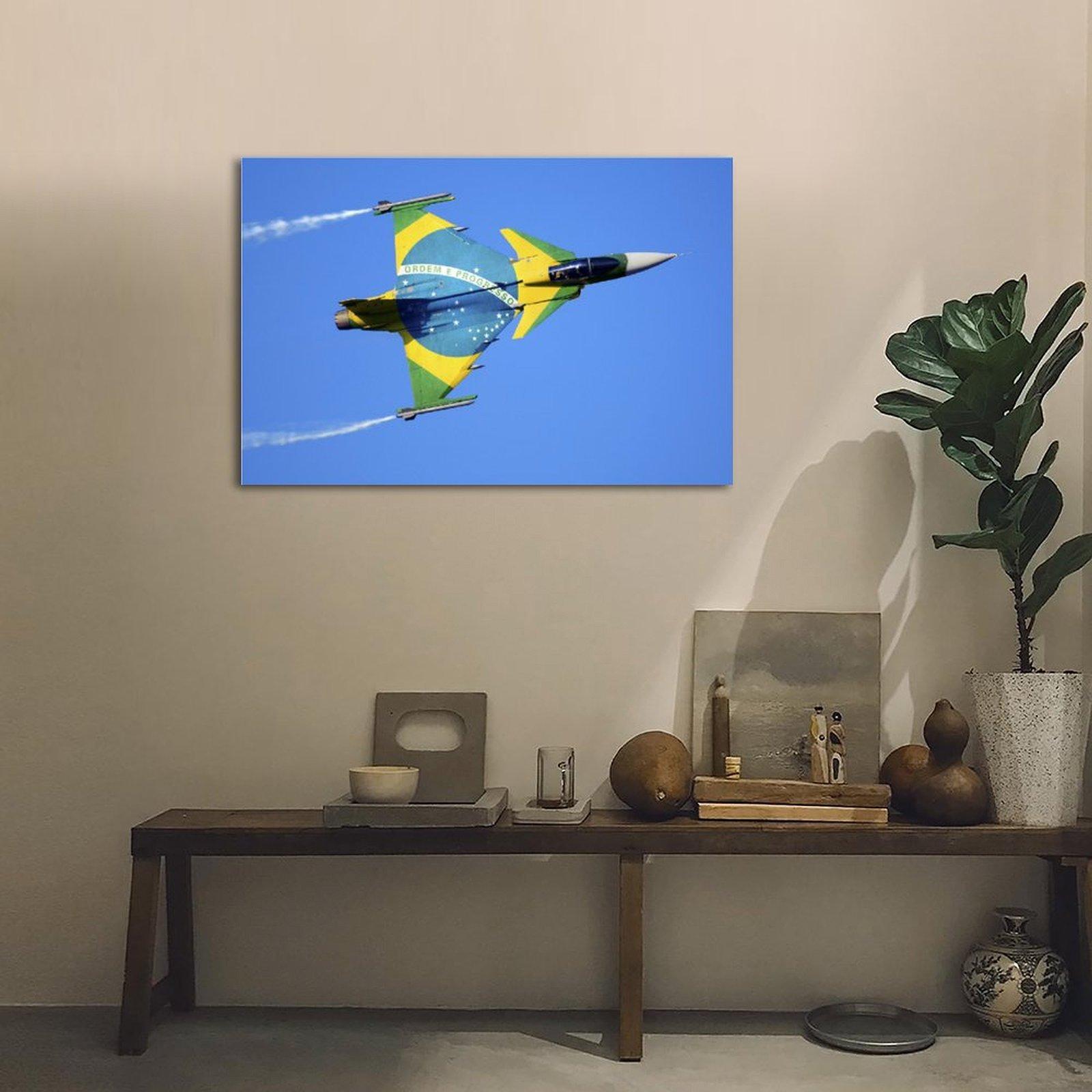 Military Fighter Poster JAS-39 Poster Decorative Painting Canvas Wall Art Picture Print Modern Family Bedroom Decor