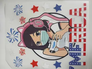 DTF Print for girls - High-Quality DTF Transfer Film for Custom T-Shirts and Apparel Printing