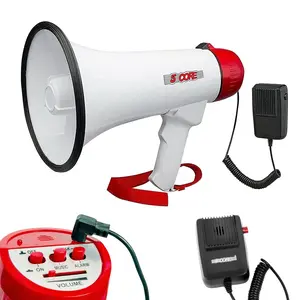 5Core Megaphone Bullhorn Speaker 40W Bull Horn Rechargeable Cheer Megafono 1000 Yards Does not apply
