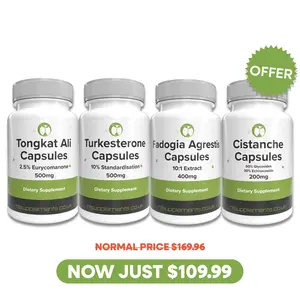 Bestsellers Bundle - Tongkat Ali, Fadogia, Turkesterone & Cistanche