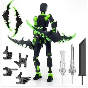 New Lucky 13 Figure Toys Dummy 3D Printed Movable Shapeshift Robot Action Figuras DIY Mannequin Decompression Toys For Boy Gifts