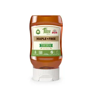 Mrs Taste Maple-Free Syrup with Stevia, 100% Natural, Vegan, GMO-Free, Rich in Fiber, 10oz - Flavor, Sweet