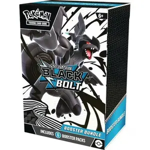 Pokémon Black Bolt Booster Bundle - 6 Packs of Trading Card Game Boosters for Collectors and Enthusiasts