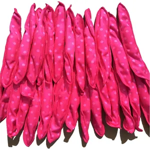 Soft Curlers for Overnight Heatless Curls, No Heat Foam Rollers for Long Hair, Satin Sponge Curlers (30 pcs, pink)
