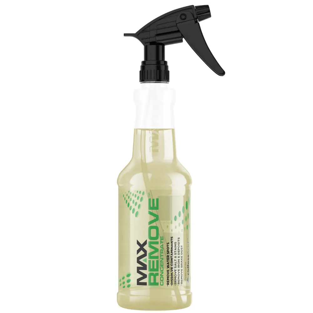 MAXRemove with AcidlessAcid - Exterior Concentrate Decontamination, Water Spots, Bug Remover, Abrasives, Iron, and more. Heavy Duty Cleaner For Vehicle Surfaces - 20oz Bottles
