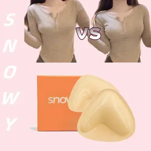 Snowy Sticky Inserts - Instant Boost Double Sided Adhesive Bra Cup,  ,Outfit Enhancer, Push Up Ultra Boost Inserts for Women - Fitted, Clothing, Clothing Fitted Underwear Lady Comfort Womenswear stickybra sticky inserts