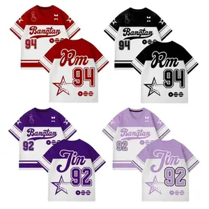 Bundle Personalized Bangtan Boys Mesh Football Jersey Gift Fans, Custom Arirang Tour Idol Jersey, Custom Jersey For Teen Girl Women Foootball Kpop Fan, World Tour 2026 Shirt