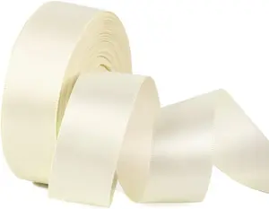 Double  Satin Ribbon 1" Wide x 20 Yards for Party Wedding  Decoration  Craft (810 )