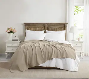 The Farmhouse by Rachel Ashwell Cotton Waffle Queen Blanket