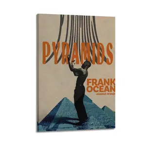 Pyramids Frank Ocean Poster for Bedroom Aesthetic Canvas Wall Art Living Room Posters Painting Picture Print Modern Family Decor Artist Bathroom Poster