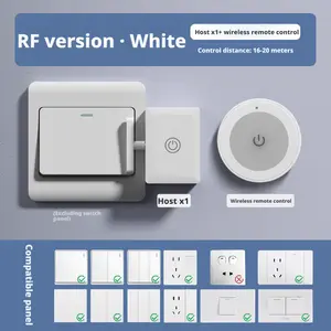 Wireless remote control switch for smart, lazy-person light switch, automatic remote control for bedroom lights.