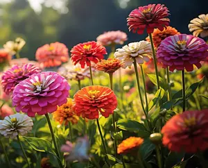 Seed mixed color flower seed - zinnia 100 seeds