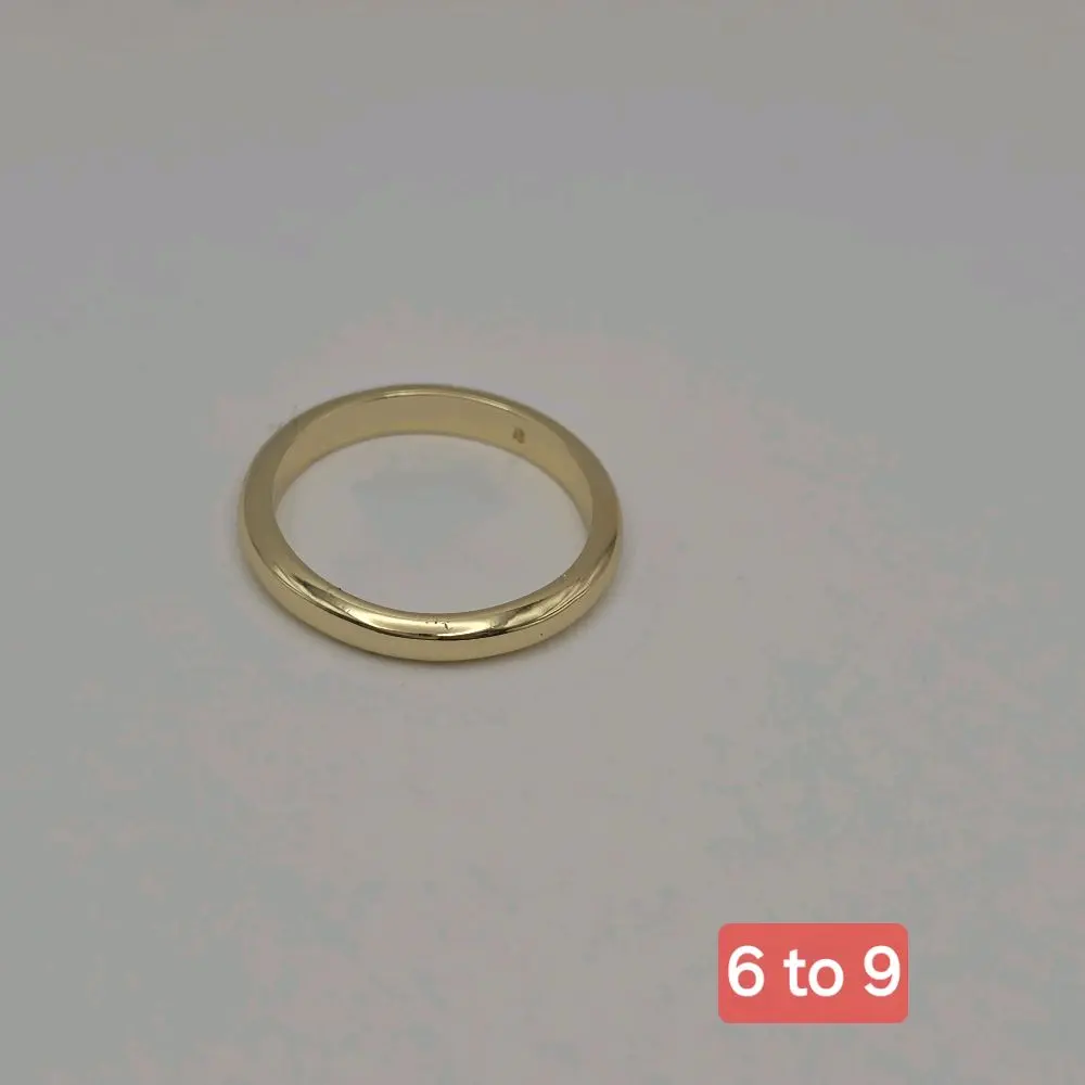 couple ring gift gold-plated 6.7.8.9 sizes available gold color