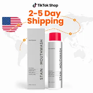 Whitening Oral Cleanser 237ml – Essential Oils Mouthwash for Brighter Teeth & Long-Lasting Fresh Breath | Daily Use Formula  Cleansing
