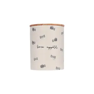 Bone Appetite Ceramic Treat Jar