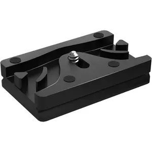 Aluminum Camera Cable Locking Clip - Adjustable USB/HDMI Protector with 1/4-inch Threads, Secure Cable Clip for DSLR Camera Photographer Students (Black)