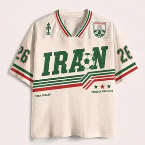 Iran Soccer Jersey, Retro Team Melli Shirt, Custom Name Number Jersey, Iranian Football Fan Gift, Persian Match Tee