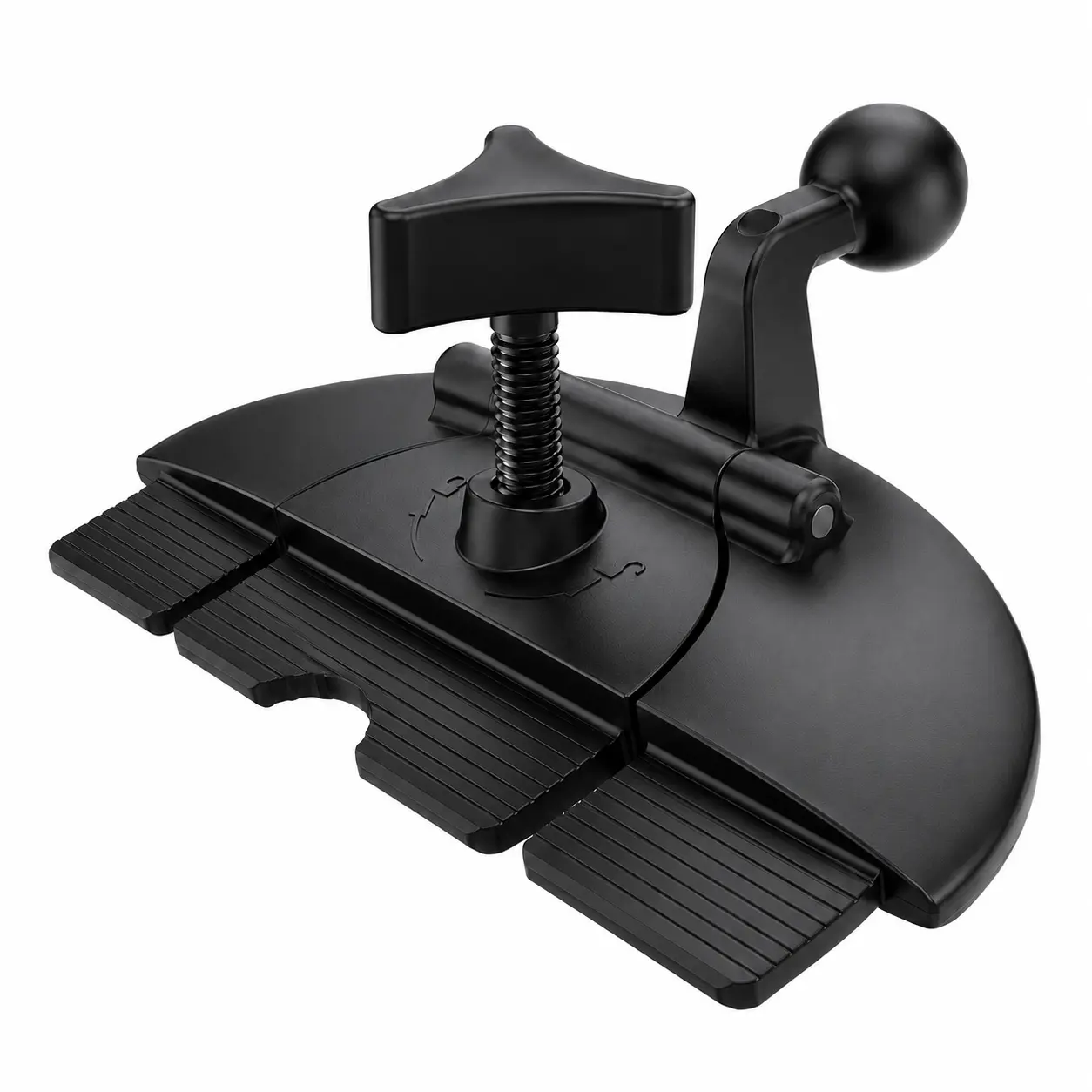 CD Slot Replacement Mount with 17mm Ball Adapter, Universal Car Holder for 4-11 Inch GPS Navigation Screens & Portable Phone Devices (Sports & Outdoor Camping & Hiking GPS Accessory), 17Mm Ball Mount