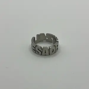 SADBOYZ4LIFE Unisex Wraparound Ring – Copper Base, 18K White Gold Plated Fashion Wring