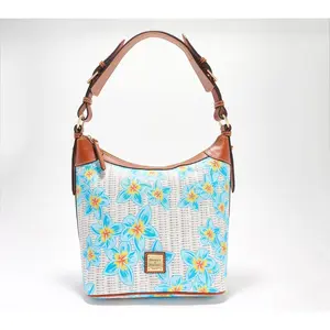 Dooney & Bourke Coated Cotton Plumeria Hobo Sac