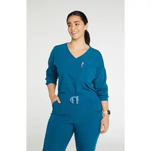 Alpine Dolman  Sleeve 2-Pocket CORE Scrub Top Smooth Rayon