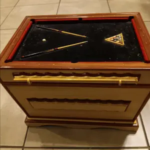pool table jewelry box  hand made