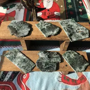 Natural Crystal Seraphinite Slice Collection
