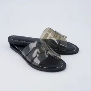 Cushionaire Caper Jelly Sandals for Women, Comfortable Womens Slides with Cushioned Footbed and Wide Widths Available