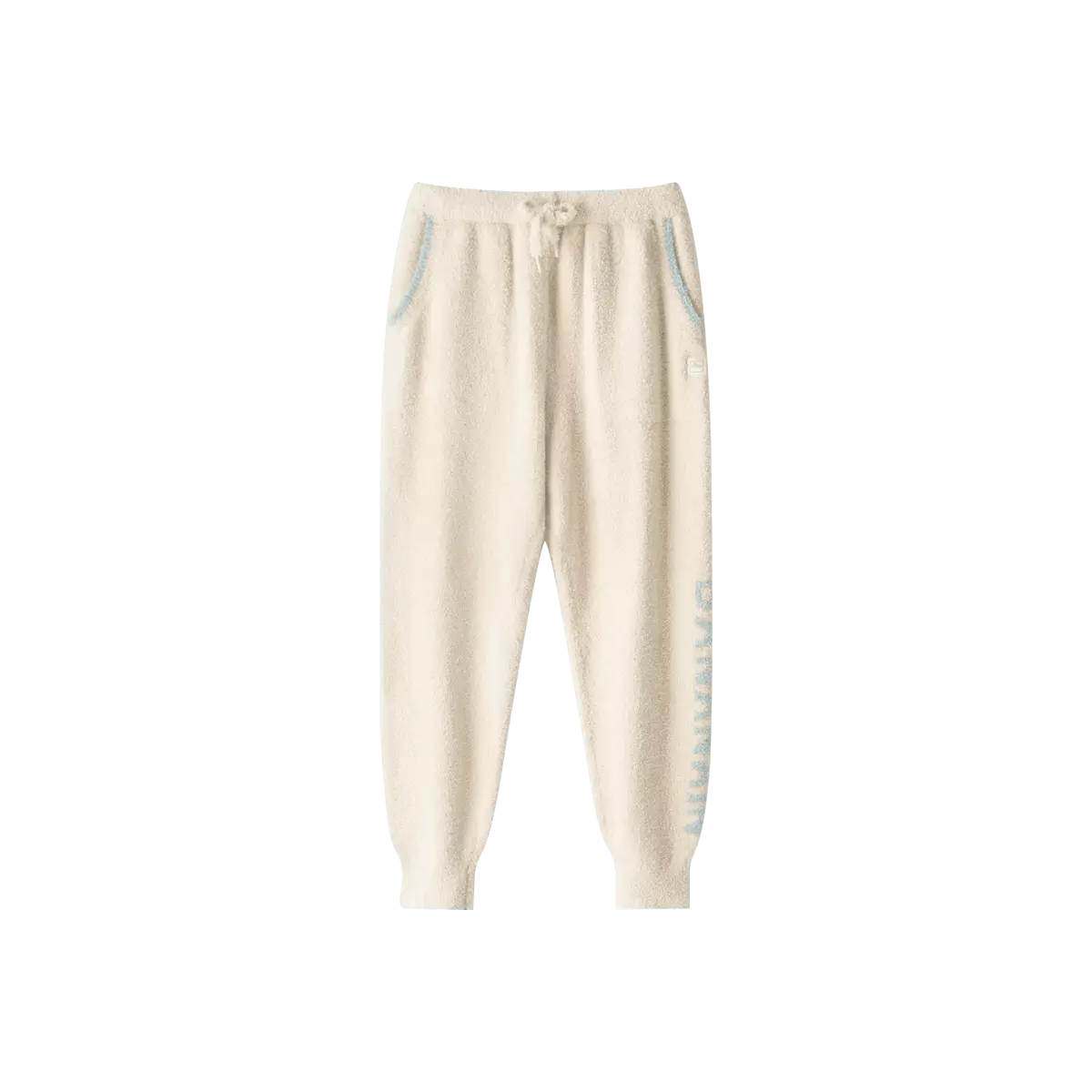 Bananain Women's Half Fleece Pajamas Pants 505P White L