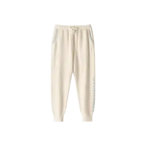 Bananain Women's Half Fleece Pajamas Pants 505P White L
