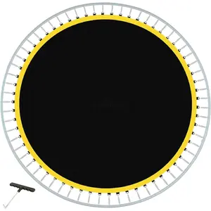 Replacement Trampoline Mat, Fits 14FT Round Trampoline with 72 V-Hooks Using 5.5" Springs, Jumping Trampoline Mat with 8 Rows of Stitching (Spring not Included)