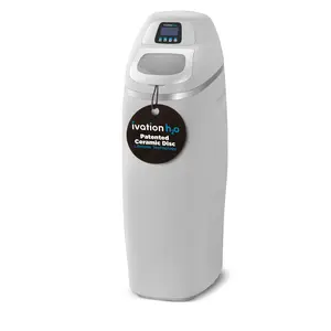 Ivation H2O 32,000 Grain Water Softener with Patented Ceramic Discs, Automatic Whole House Soft Water Regeneration Reduces Magnesium & Hard Minerals & Improves Water Quality