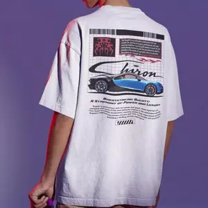 Bugatti Chiron Oversized Shirt Design - Supercar T-Shirt - Unisex Women Men Shirt - Unique Design for Vintage Style - Car Guy Gift