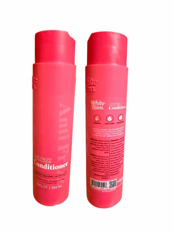 3-pc volumizing/frizz white rain shampoo,conditioner, and leave-in Set for Haircare