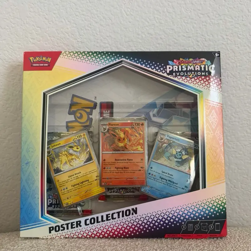Prismatic Evolutions Poster Collection Box 