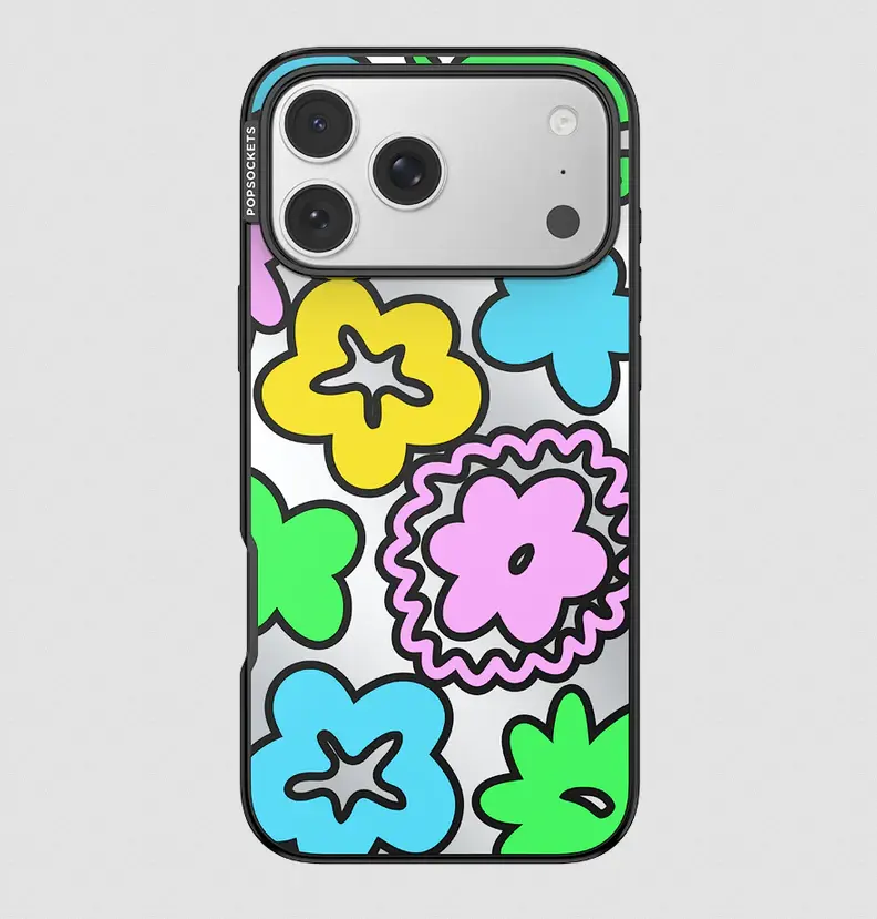 Popsockets Doodle Flowers MagSafe Casing for iPhone 17 Pro Max - Smartphone Protection Accessory for Compatible Devices