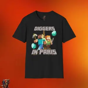 Diggers In Paris, Minecraft meme T-Shirt