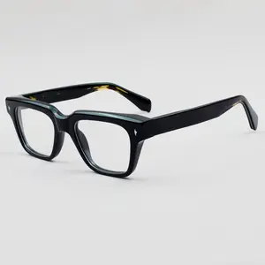 Retro Thick Acetate Frame Fashion Reading Glasses Unisex Personality Classic Full Rim