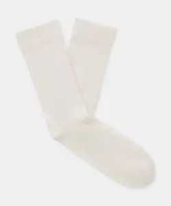 Signature Cashmere Ribbed Socks
