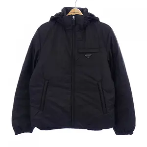 Pre-owned PRADA Nylon Small Leather Goods Re Down Jacket